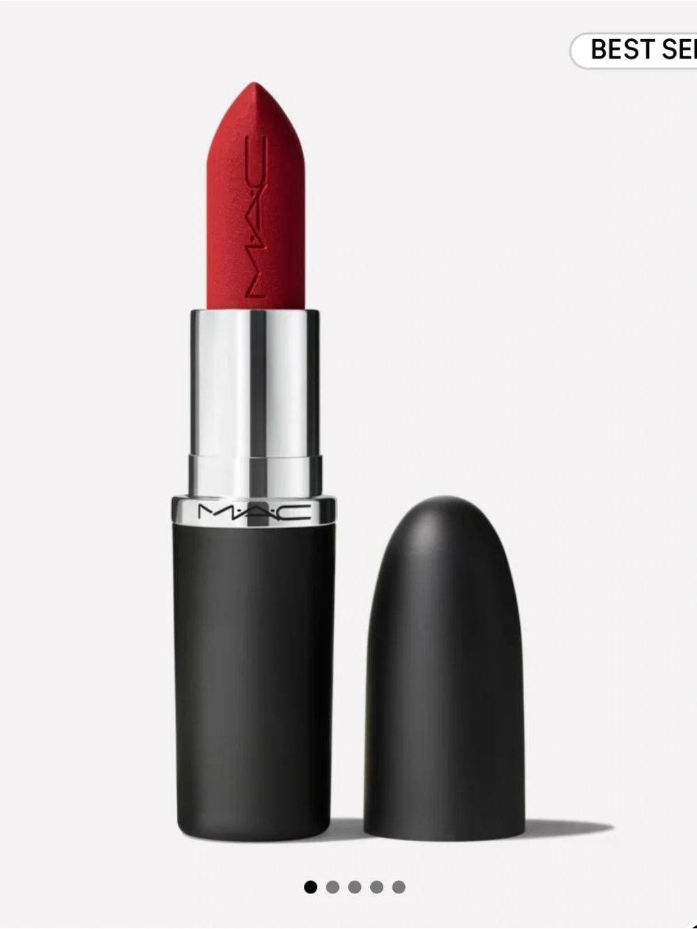 M•A•C XIMAL Matte Lipstick in 612 RUSSIAN RED, silky matte, full Sz 0.12oz, BNIB